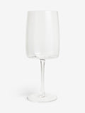 Clear Angular Set of 4 Red Wine Glasses