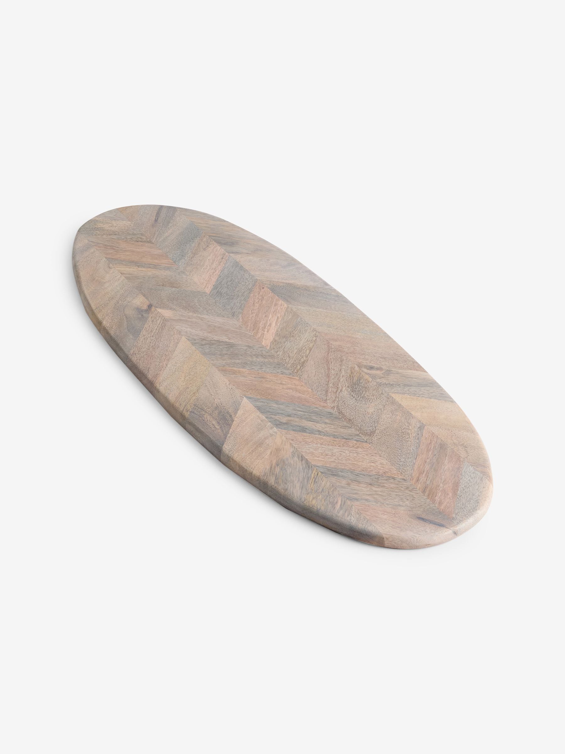 Grey Valencia Mango Wood Large Serving Board, UK version