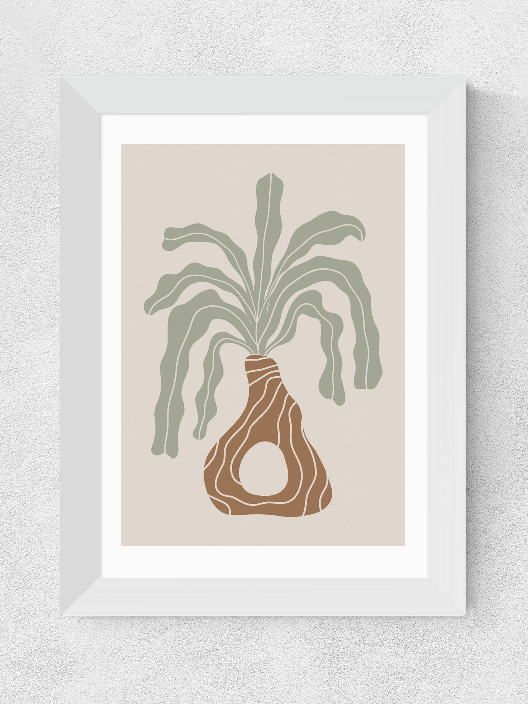 East End Prints White Modern Vase I by Alisa Galitsyna
