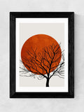 East End Prints Black Warm Winter by Kubistika