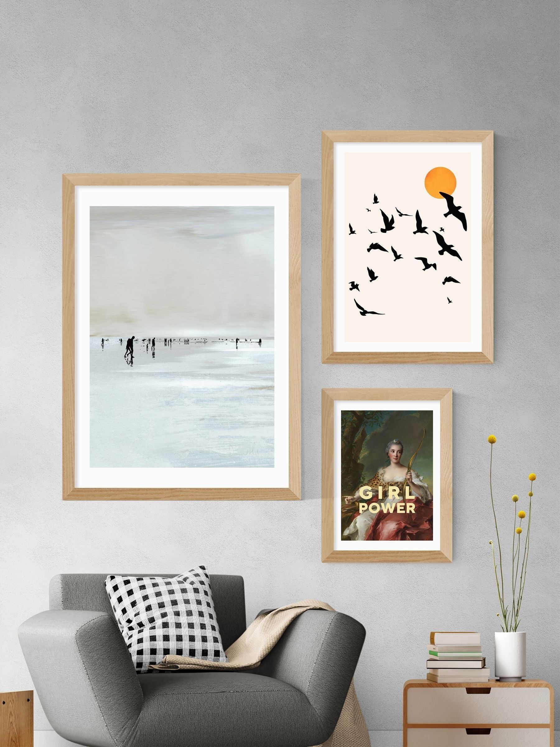 East End Prints Oak Up and Away by Kubistika art print - British product
