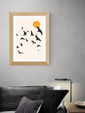 East End Prints Oak Up and Away by Kubistika art print - British product