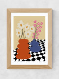 East End Prints Oak Two Blooming Pottery framed art print - British product