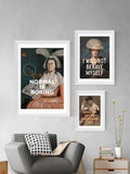 East End Prints White I Will Not Behave Myself art print - British product