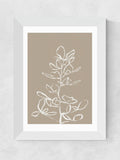 East End Prints White Elegant Branch by Alisa Galitsyna