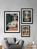 East End Prints Black Let Me Overthink This art print - British product