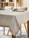 Natural Dalby Fringe Table Cloth