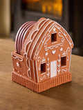 Set of 4 Natural Gingerbread Light Up Coasters