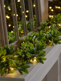 Dibor Green Wild Privet Light Up Garland 180cm - British product