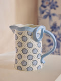 Cath Kidston blue bow jug vase 30cm height - British product