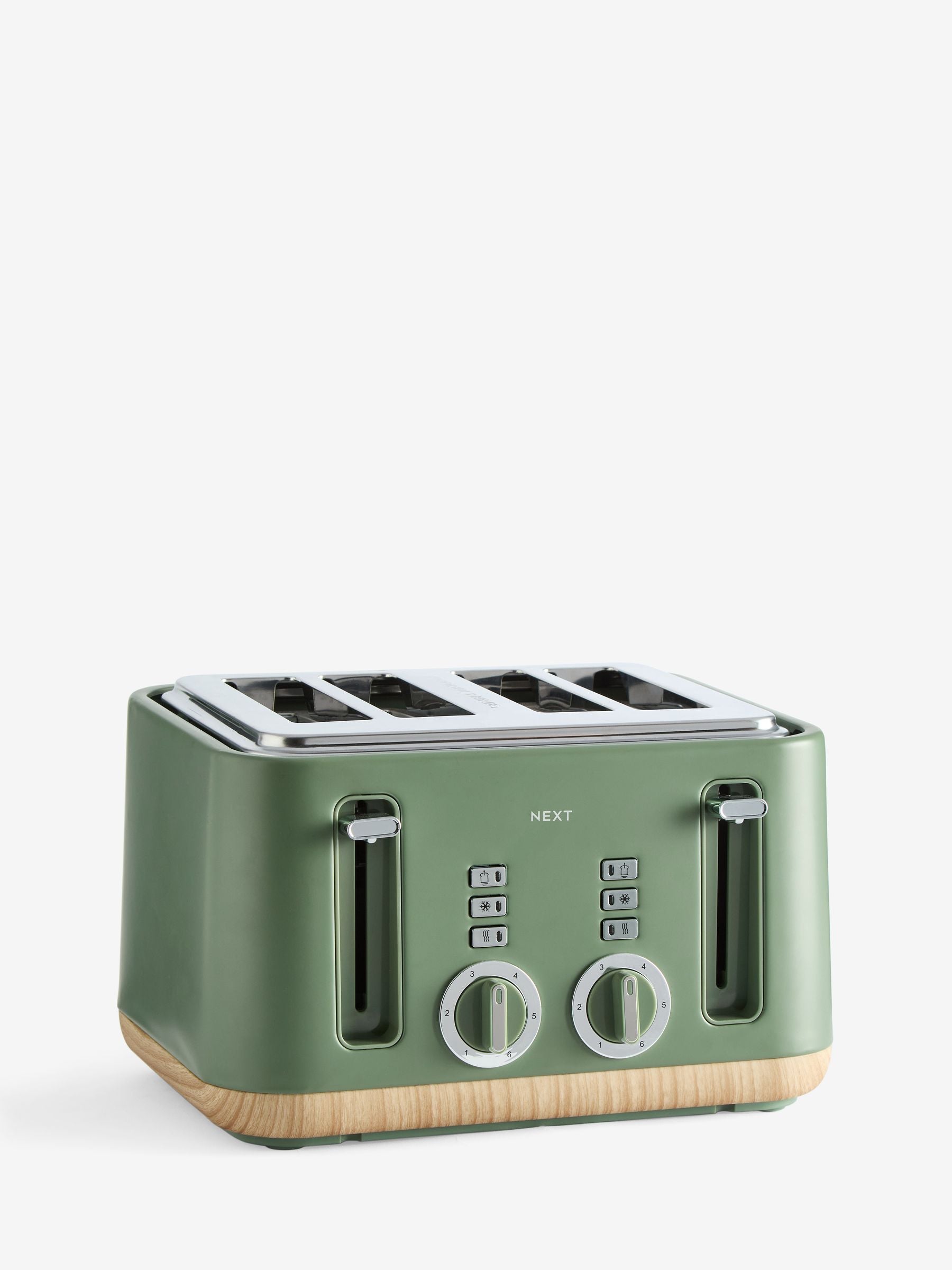 Green Bronx 4 Slice Toaster