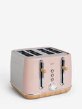 Malvern pink 4-slice toaster, imported from the UK