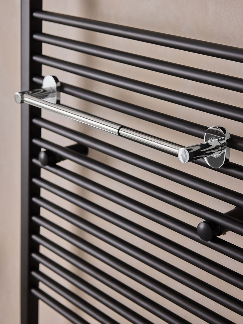 Oslo Chrome Magnetic Extendable Towel Rail 30cm - British product
