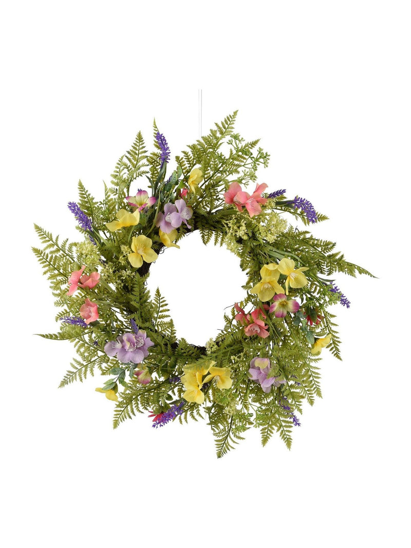 Everlands Floral Spring Wreath