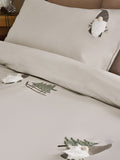 Natural Christmas Gonk duvet cover and pillowcase set, imported from the UK