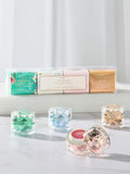 Four Scented Lip Balms Set Paradise Flowers Just Pink Vanilla 5g (British brand)