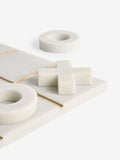 White/Gold Noughts And Crosses Game