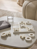 White/Gold Noughts And Crosses Game