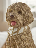 Small Louis the Labradoodle resin ornament, imported from the UK