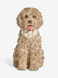 Small Louis the Labradoodle resin ornament, imported from the UK