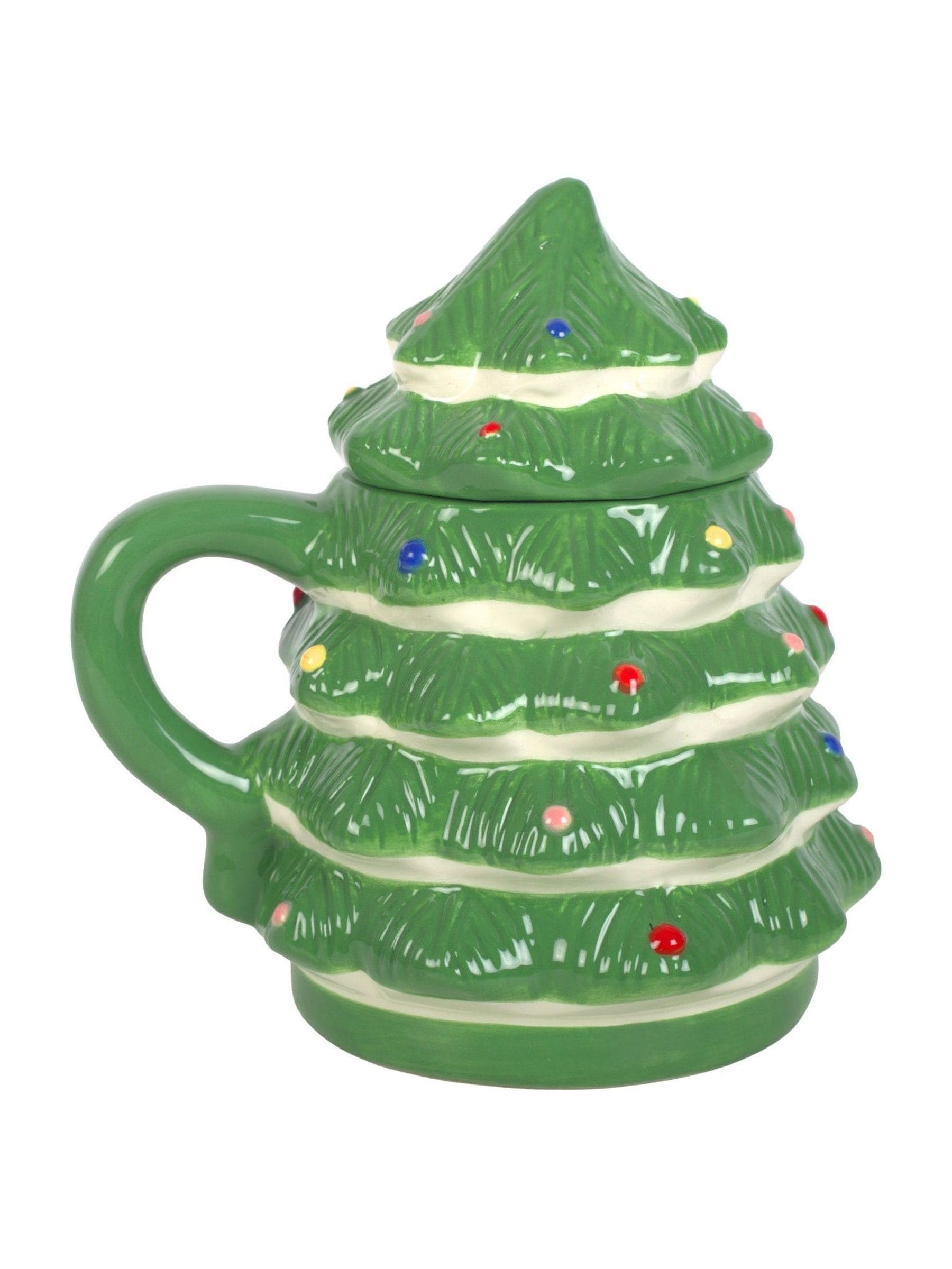 Something Different green Christmas tree shaped mug 520ml (British brand)