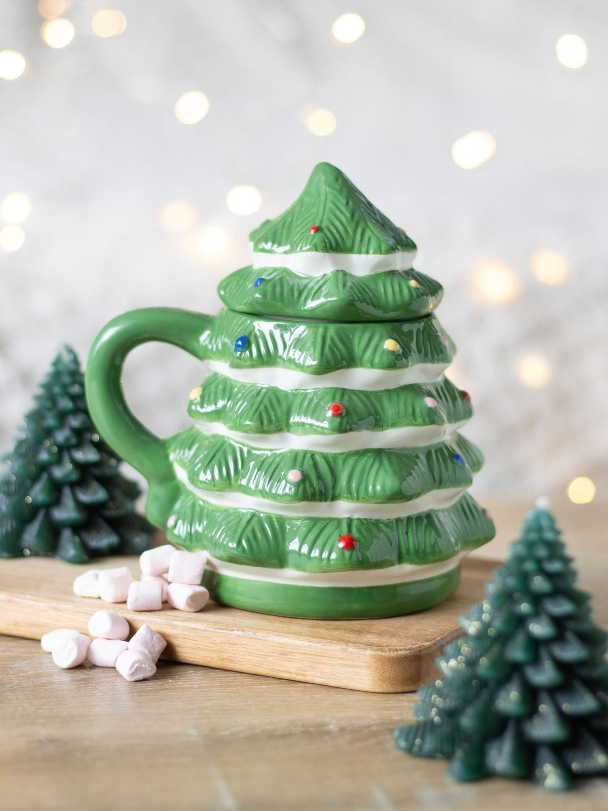 Something Different green Christmas tree shaped mug 520ml (British brand)