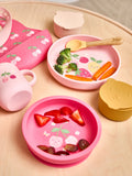 JoJo Maman Bébé printed silicone mealtime set for toddler weaning, UK version