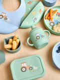 JoJo Maman Bébé Silicone Sippy Cup Tractor Print, UK version