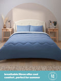 Silentnight Summer Breeze Seersucker Coverless Duvet Set (British brand)