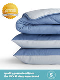 Silentnight Summer Breeze Seersucker Coverless Duvet Set (British brand)