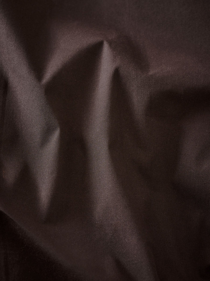 Chocolate brown duvet cover and pillowcase set - British product