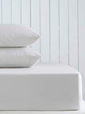 Grey light cotton rich deep fitted bed sheet, UK version