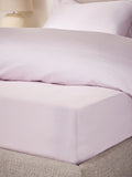 Lilac Purple Egyptian cotton deep fitted bed sheet, UK version