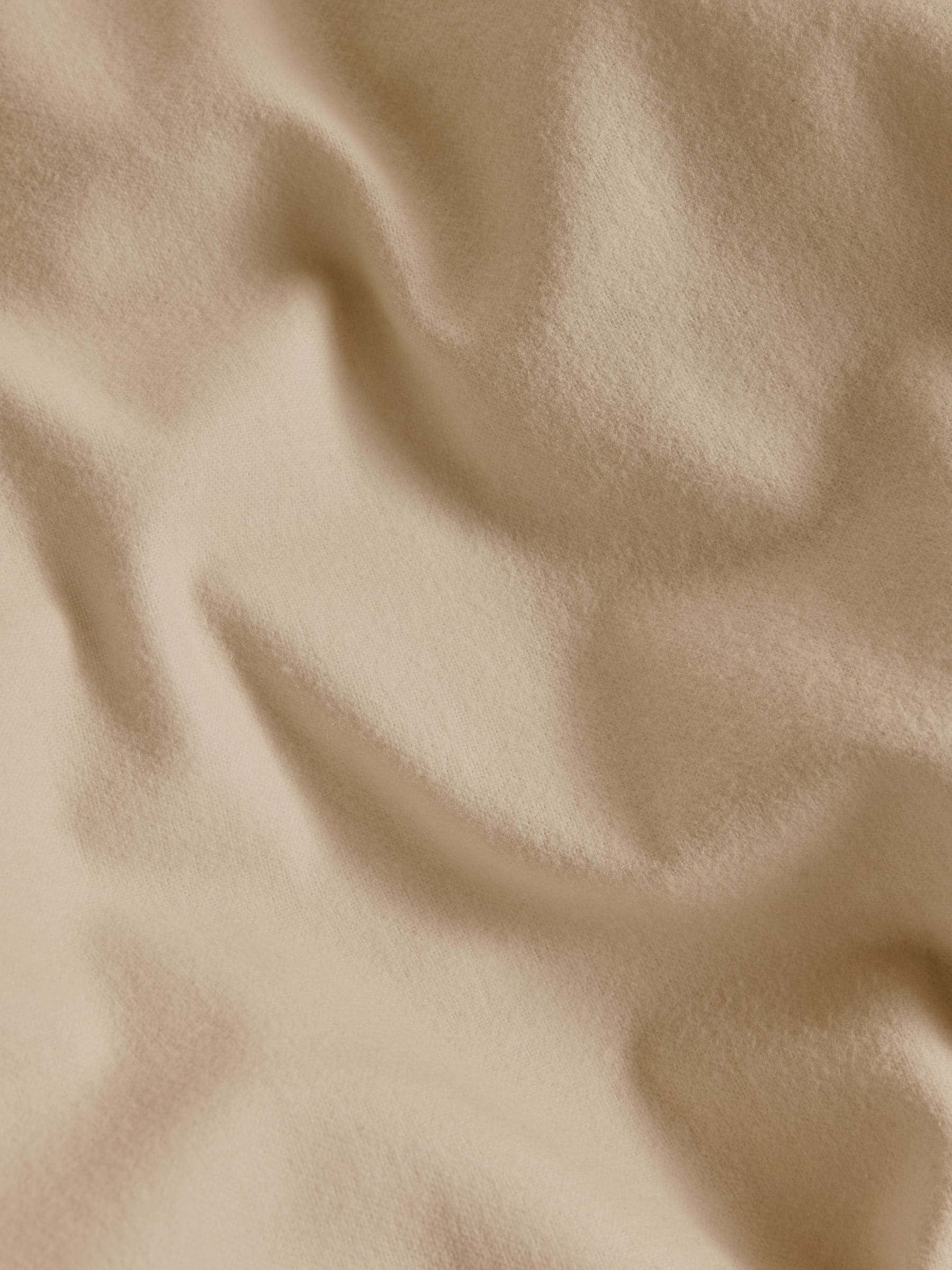 Natural Supersoft 100% Brushed Cotton Duvet Cover Plain and Pillowcase Set
