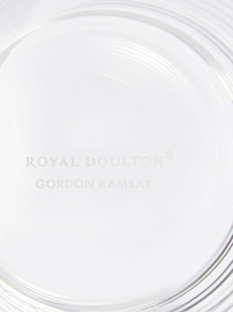 Royal Doulton clear maze highball glasses set of 4, imported from the UK