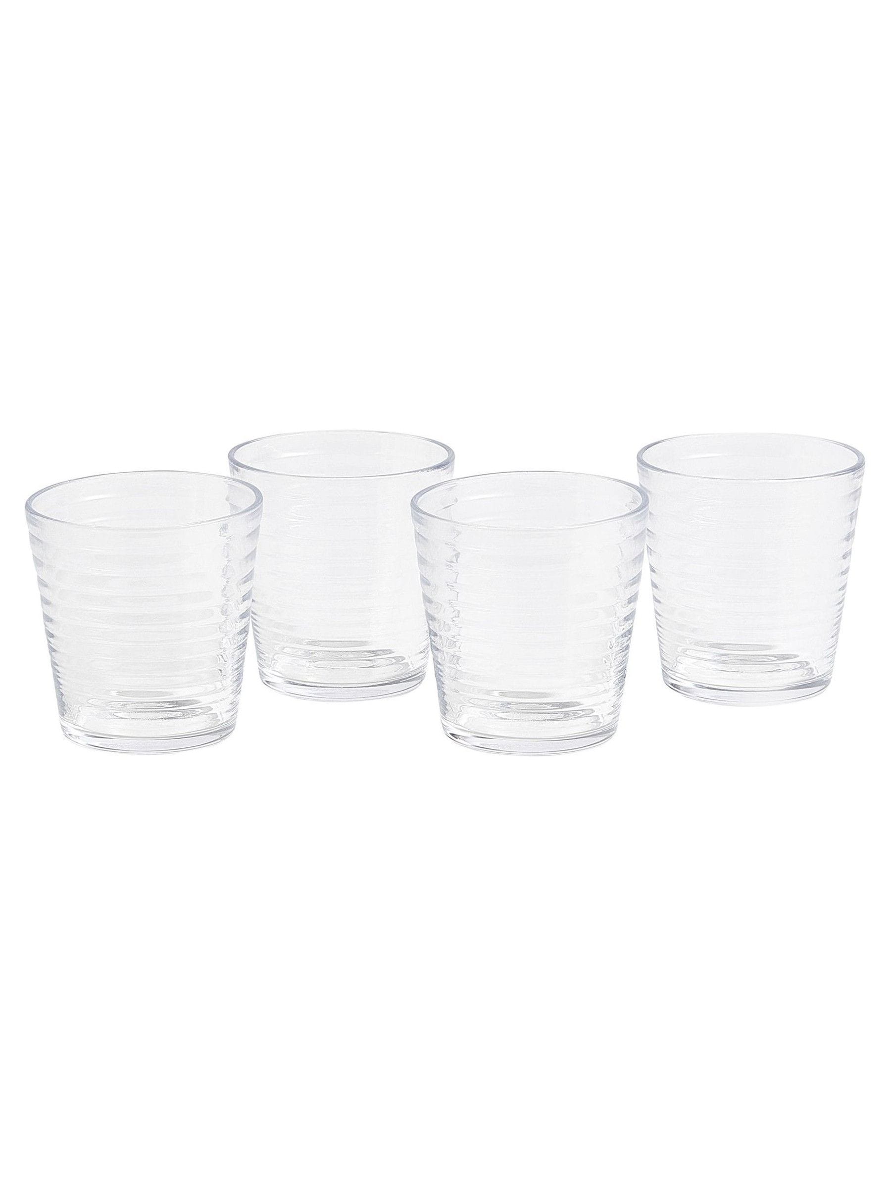 Royal Doulton Clear Maze Tumblers Set of 4, imported from the UK