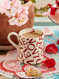 Emma Bridgewater Mug L.O.V.E Polka Red 1/2 Pint - British product