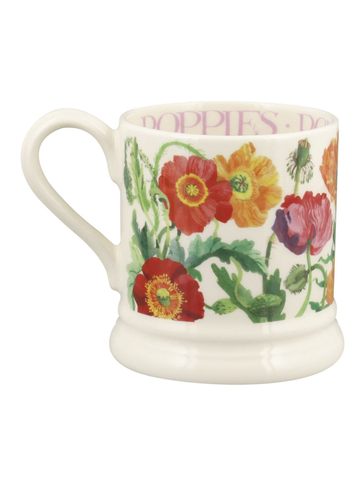 Emma Bridgewater Cream Poppy 1/2 Pint Mug