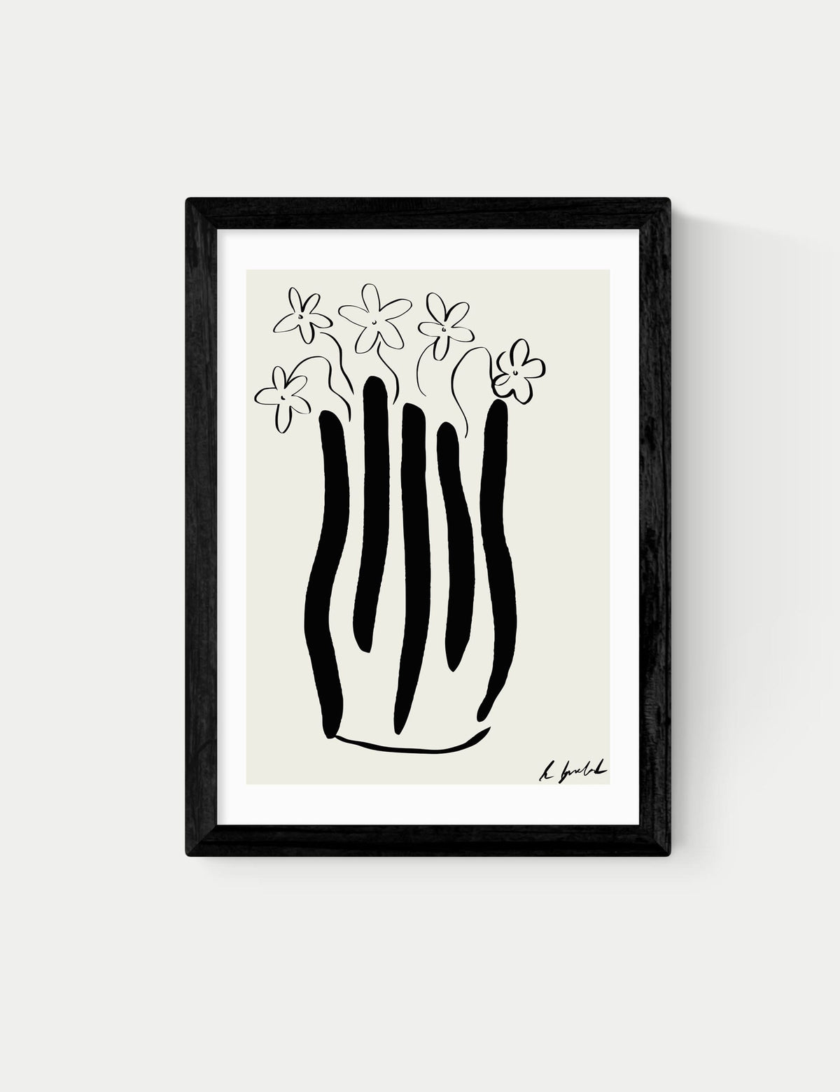 East End Prints abstract vase framed art - British product