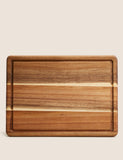 Acacia chopping board with silicone feet - British product