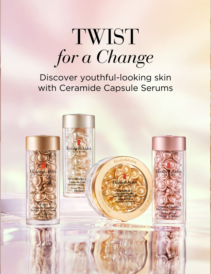 Elizabeth Arden ceramide capsule serum for daily youth restoration with 60 capsules - British product
