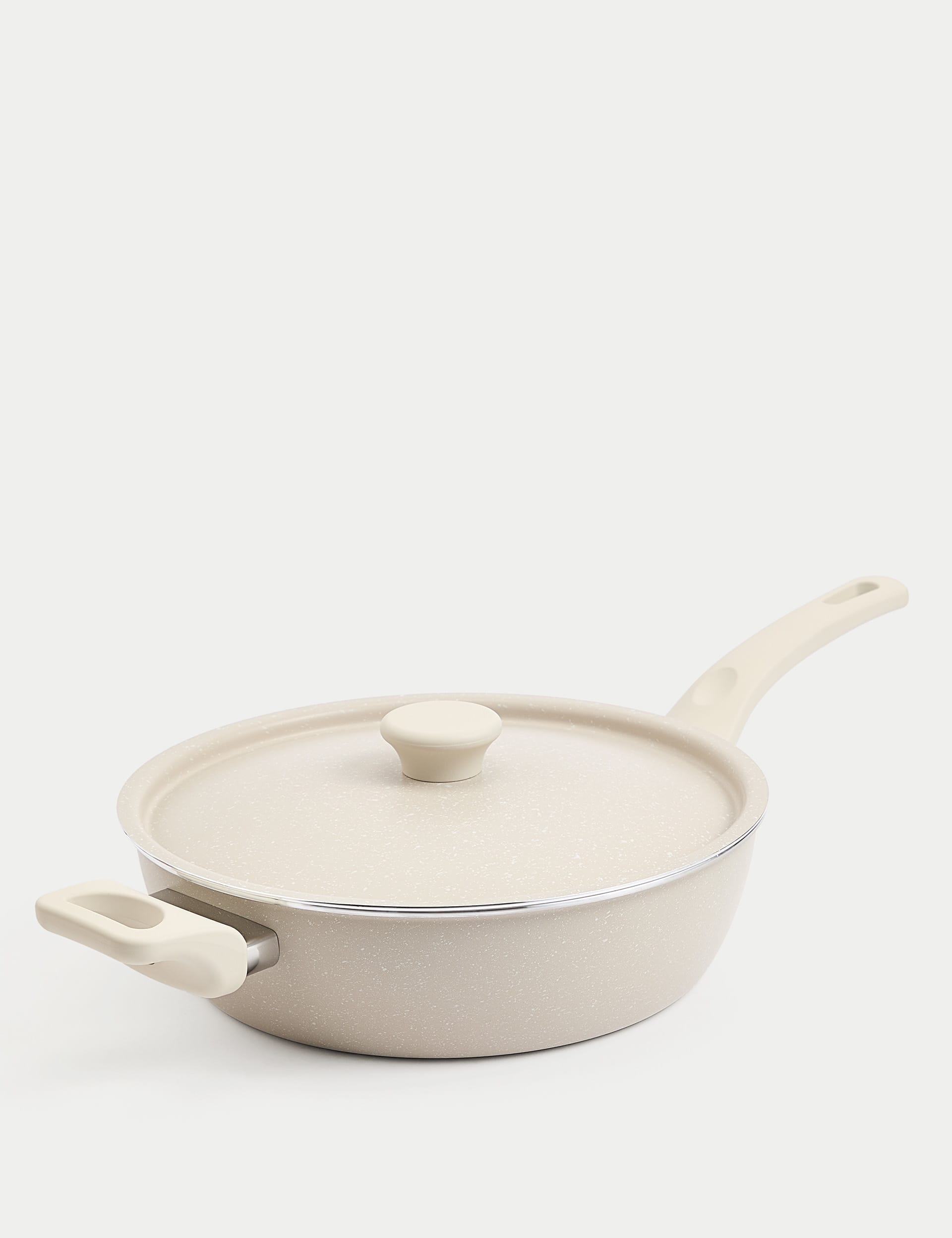 28cm all-in-one saucepan with steamer basket - British product
