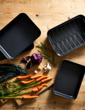 Aluminised steel 35cm large roaster - British product