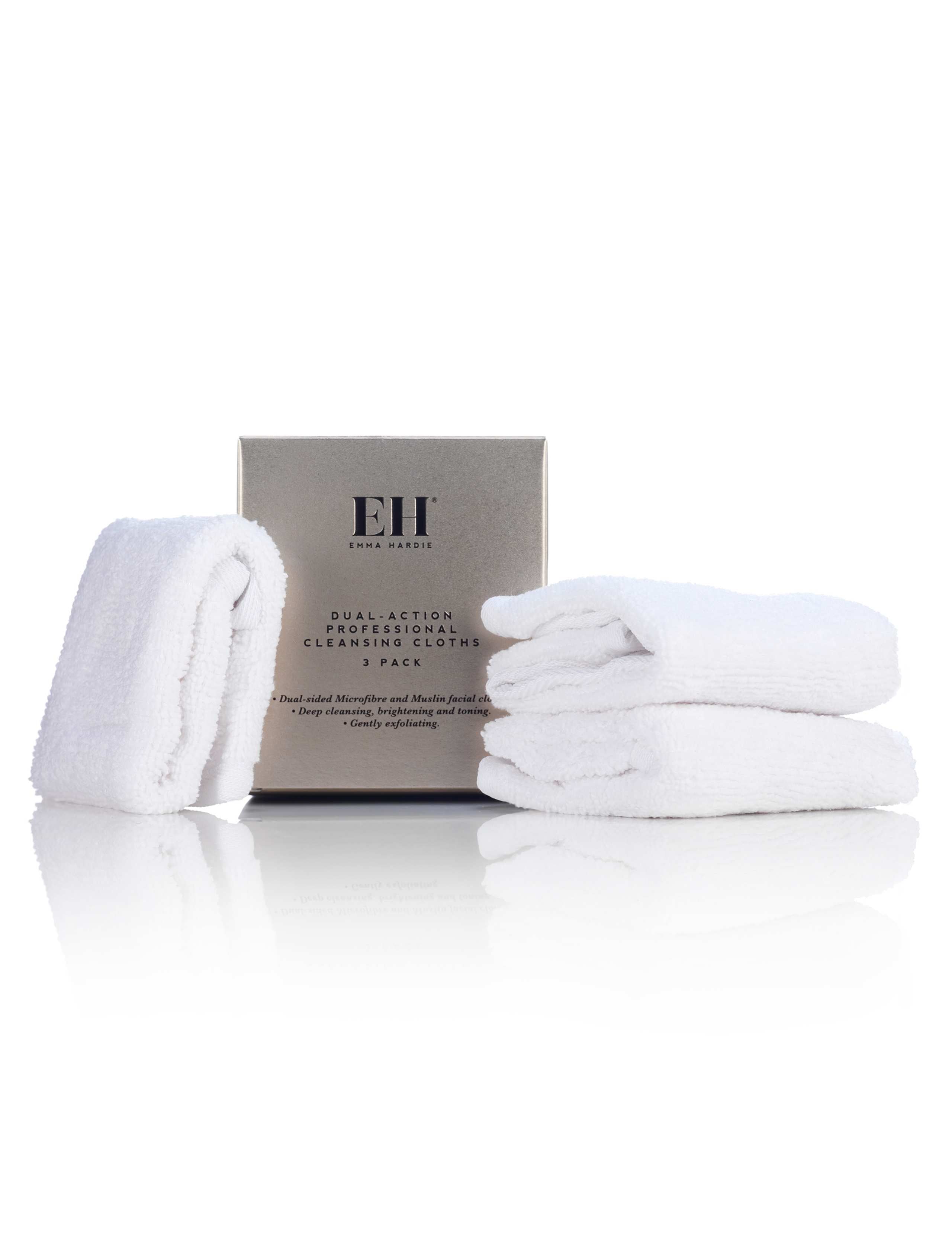 Emma Hardie dual-action cleansing cloths 3 pack - British product