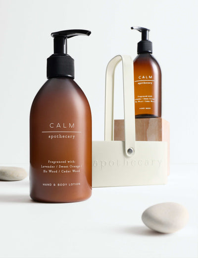 Apothecary Calm Hand Wash & Lotion Duo Set 250ml Tin Caddy
