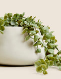 Moss & Sweetpea artificial trailing string of hearts plant 36cm - British product