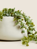 Moss & Sweetpea artificial trailing string of hearts plant 36cm - British product