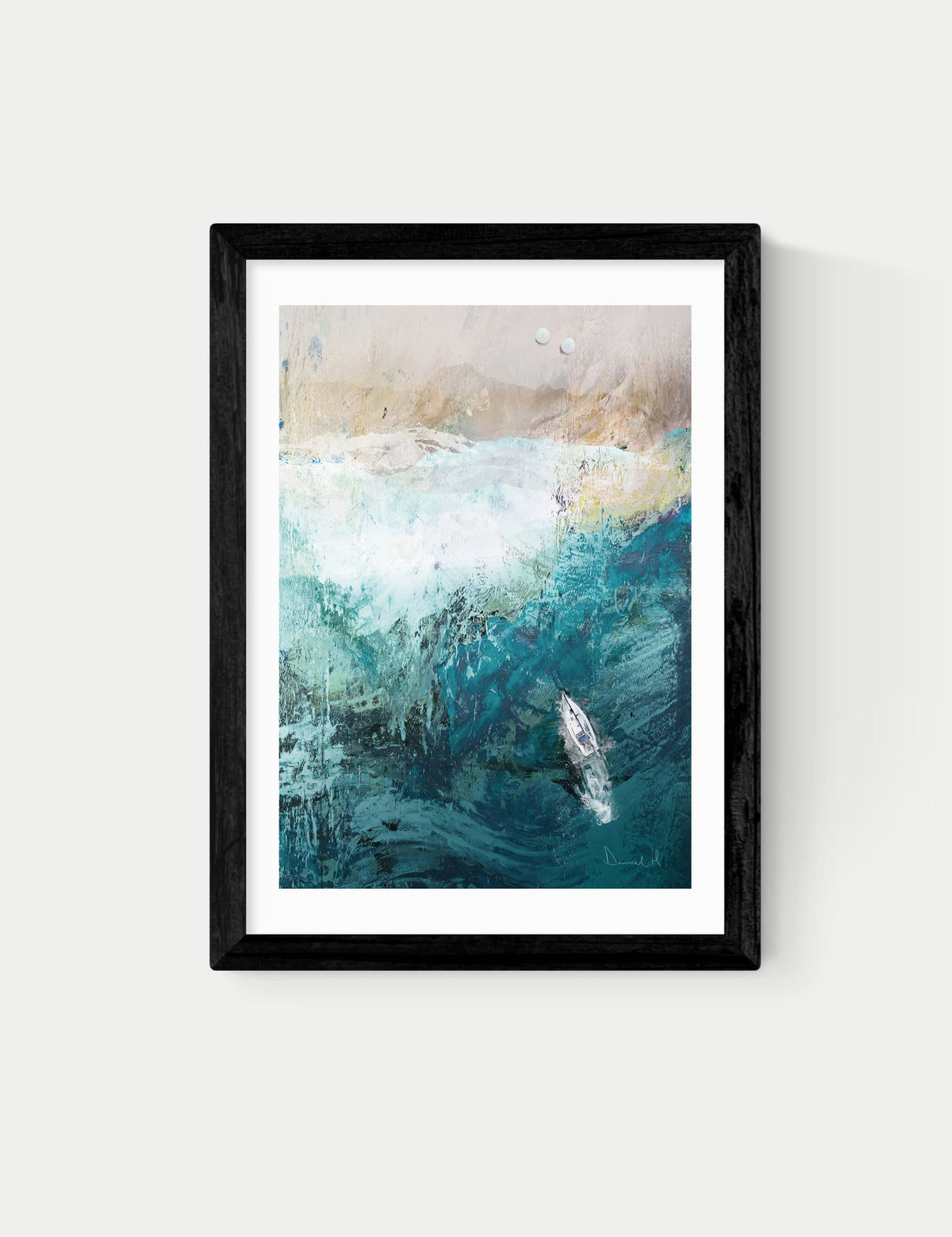 East End Prints Azure Walk Framed Art - British product