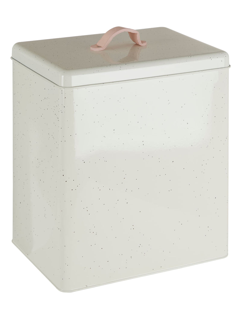 Maison by Premier Silver Sweet Heart Bread Bin