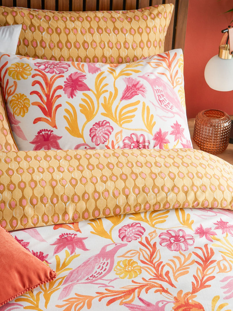 Furn Citrus Alentejo reversible duvet cover and pillowcase set - British product